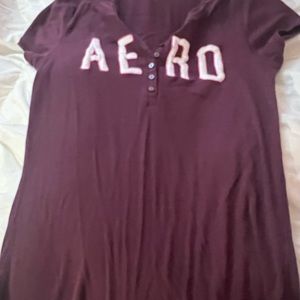 Aeropostale embroidered short sleeve